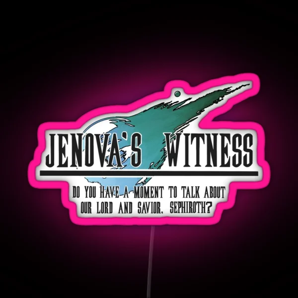 Jenova S Witness RGB Neon Sign