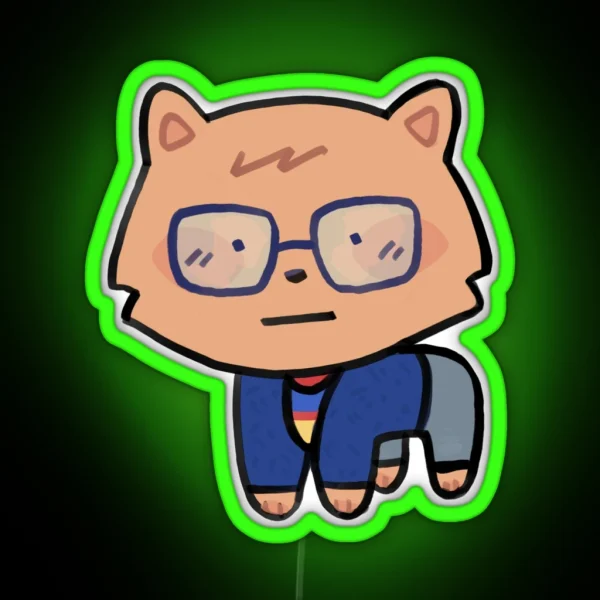 Jeremy Heere Cat RGB Neon Sign