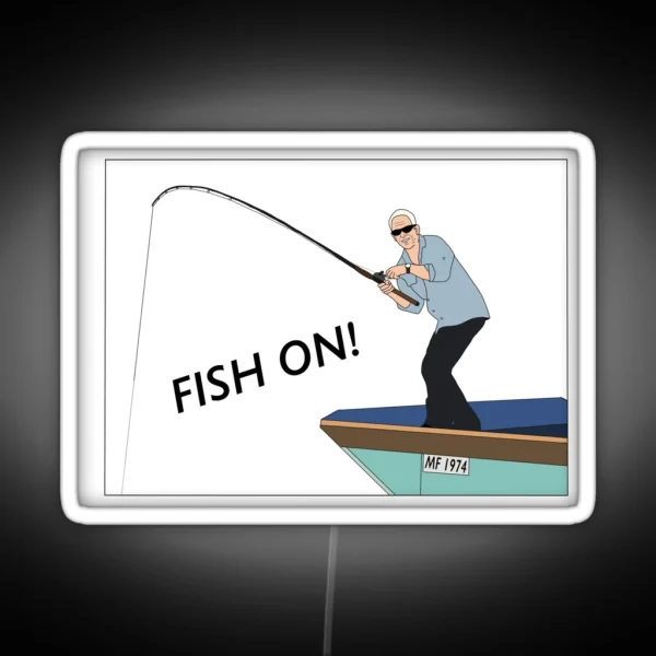 Jeremy Wade Fish On RGB Neon Sign