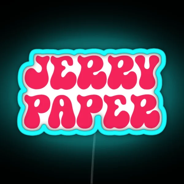 Jerry Paper RGB Neon Sign