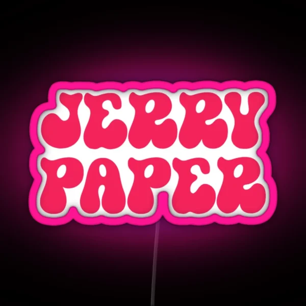 Jerry Paper RGB Neon Sign