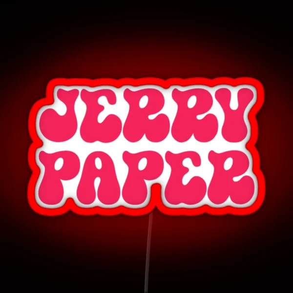 Jerry Paper RGB Neon Sign