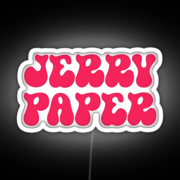 Jerry Paper RGB Neon Sign