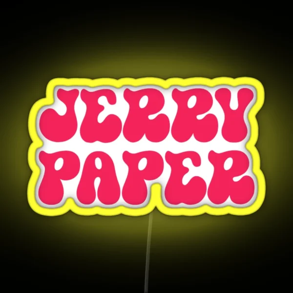 Jerry Paper RGB Neon Sign