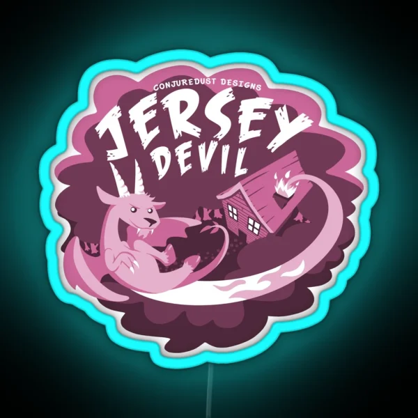 Jersey Devil Encounter RGB Neon Sign