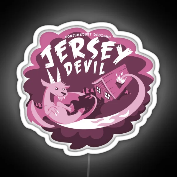 Jersey Devil Encounter RGB Neon Sign