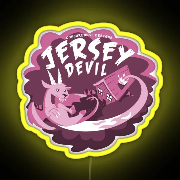 Jersey Devil Encounter RGB Neon Sign