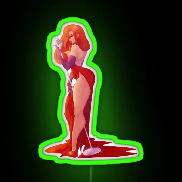 Jessica Rabbit RGB Neon Sign
