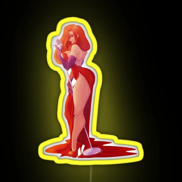 Jessica Rabbit RGB Neon Sign