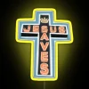 Jesus Saves RGB Neon Sign - Image 6
