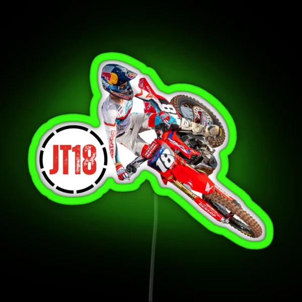 Jett Lawrence 18 RGB Neon Sign