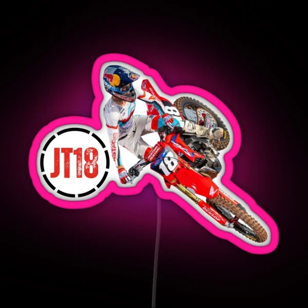 Jett Lawrence 18 RGB Neon Sign