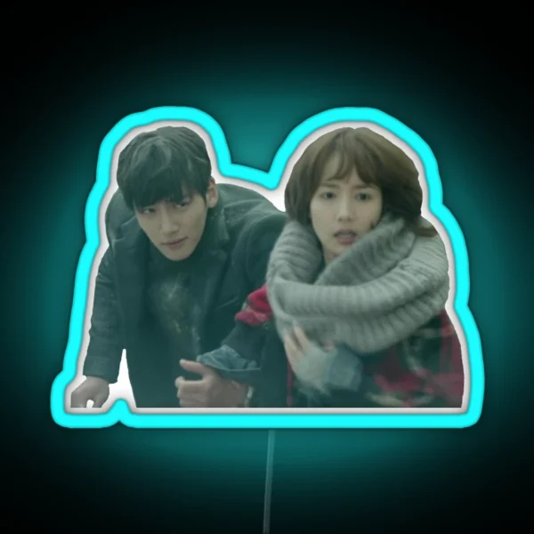 Ji Chang Wook Park Min Young Healer RGB Neon Sign