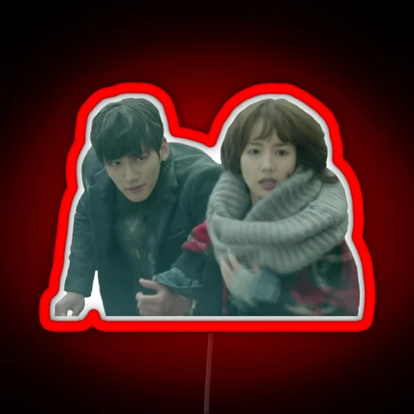 Ji Chang Wook Park Min Young Healer RGB Neon Sign