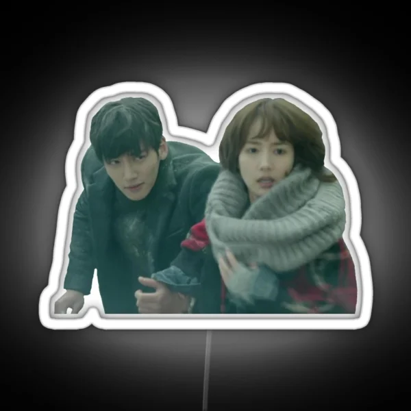 Ji Chang Wook Park Min Young Healer RGB Neon Sign