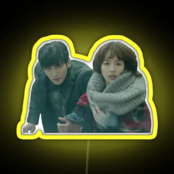 Ji Chang Wook Park Min Young Healer RGB Neon Sign