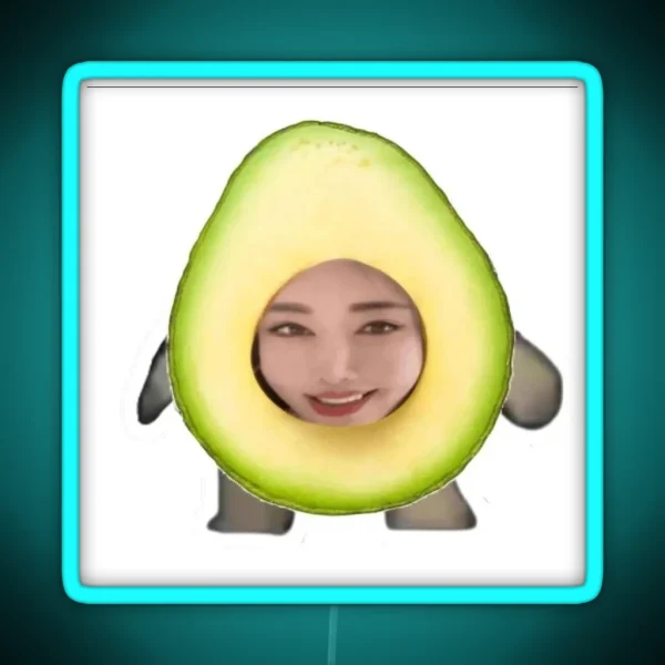 Jiafei As An Avocado RGB Neon Sign