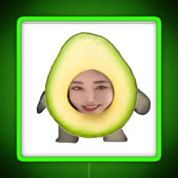 Jiafei As An Avocado RGB Neon Sign