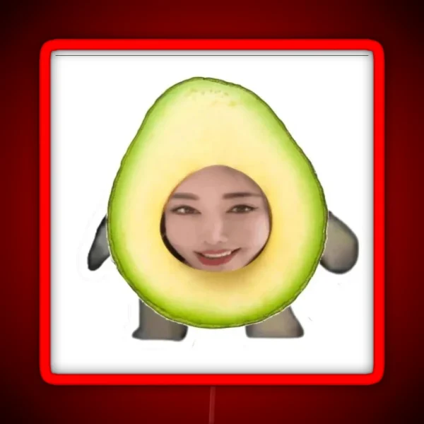 Jiafei As An Avocado RGB Neon Sign