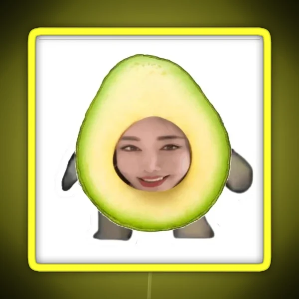 Jiafei As An Avocado RGB Neon Sign