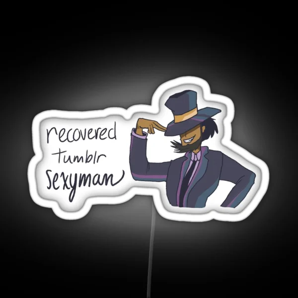 Jigen Recovered Tumblr Sexyman RGB Neon Sign