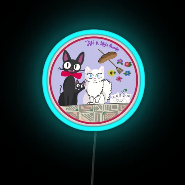 Jiji And Lily RGB Neon Sign