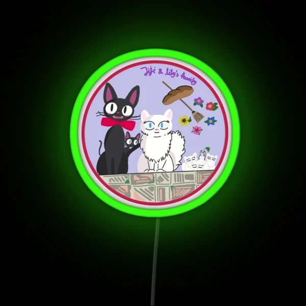 Jiji And Lily RGB Neon Sign