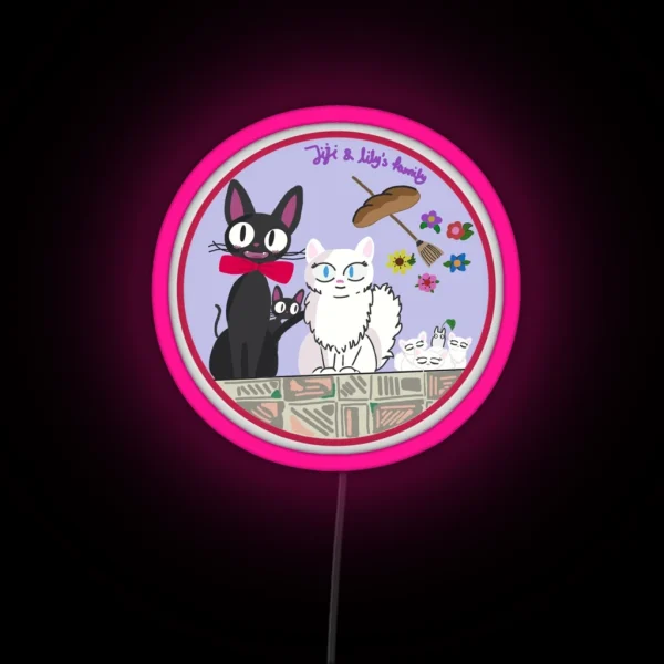 Jiji And Lily RGB Neon Sign