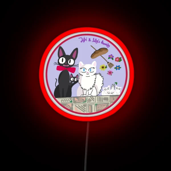 Jiji And Lily RGB Neon Sign
