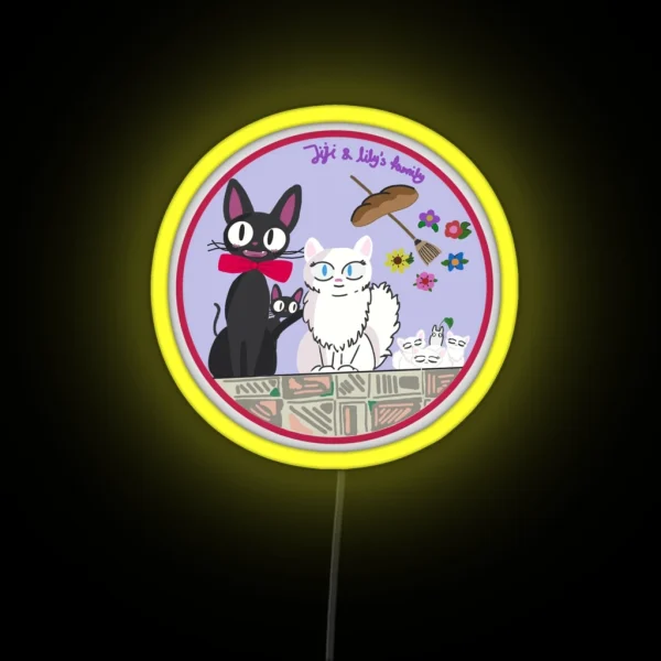 Jiji And Lily RGB Neon Sign