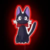 Jiji Illustrated With Red Bow RGB Neon Sign - Image 2