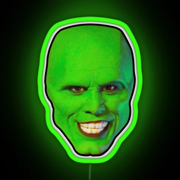 Jim Carrey The Mask RGB Neon Sign