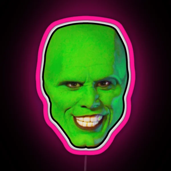 Jim Carrey The Mask RGB Neon Sign