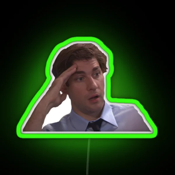 Jim Halpert Led The Office RGB Neon Sign