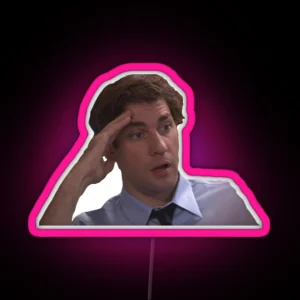 Jim Halpert Led The Office RGB Neon Sign