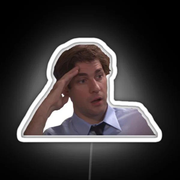 Jim Halpert Led The Office RGB Neon Sign