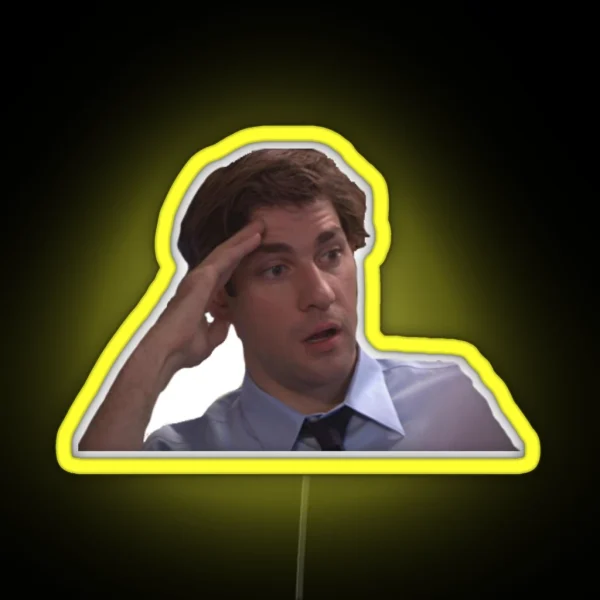 Jim Halpert Led The Office RGB Neon Sign