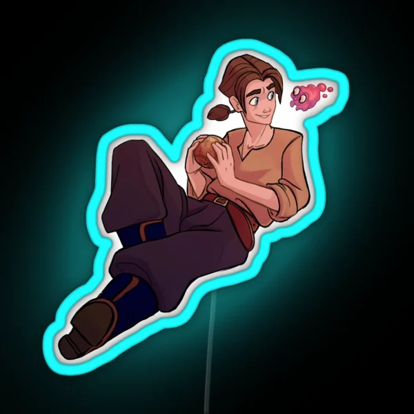Jim Hawkins RGB Neon Sign
