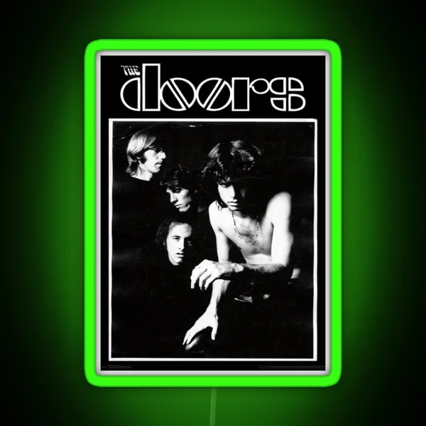 Jim Morrison The Doors RGB Neon Sign