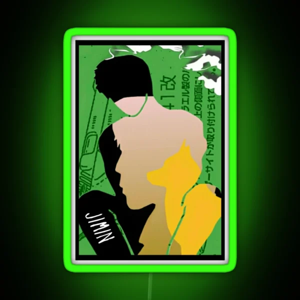 Jimin BTS 1 Cowboy Boyscouts RGB Neon Sign