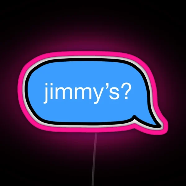 Jimmy S RGB Neon Sign