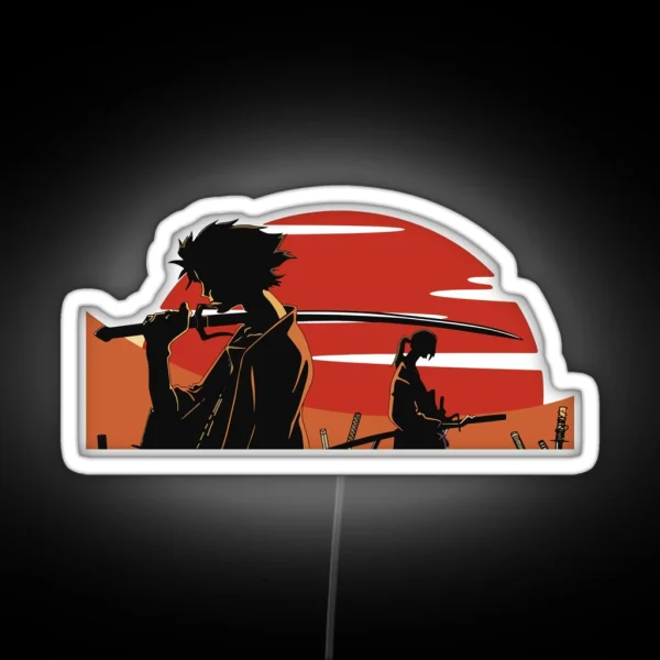 Jin And Mugen RGB Neon Sign