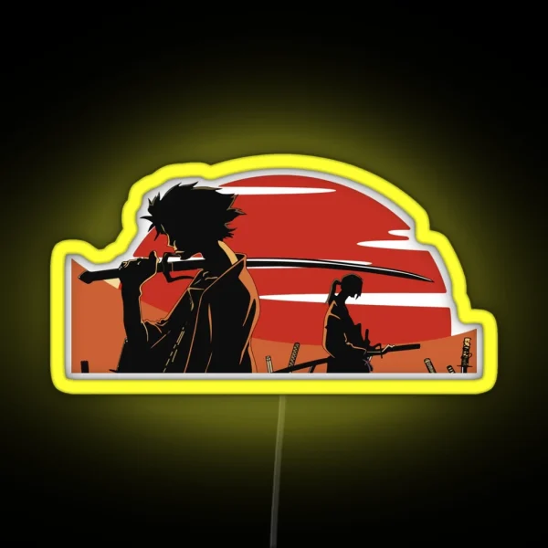 Jin And Mugen RGB Neon Sign