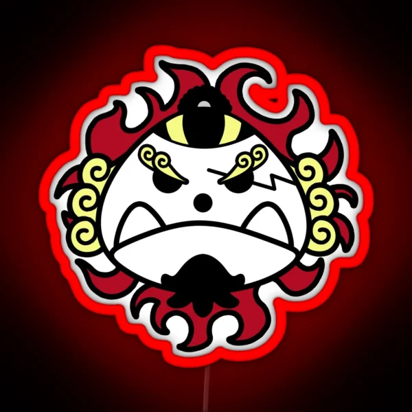 Jinbei Skull Flag RGB Neon Sign