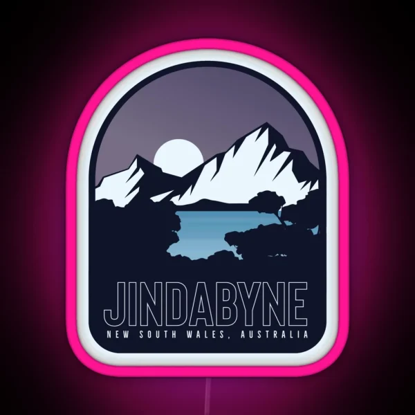 Jindabyne Badge RGB Neon Sign