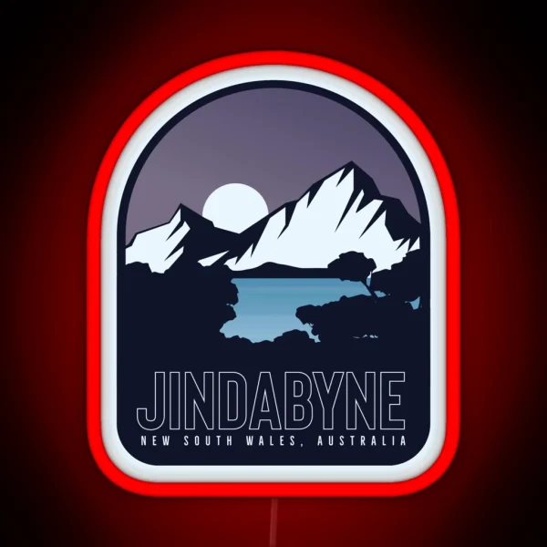 Jindabyne Badge RGB Neon Sign