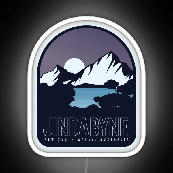 Jindabyne Badge RGB Neon Sign