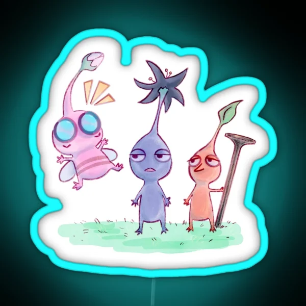 JJK 2018 Pikmin RGB Neon Sign