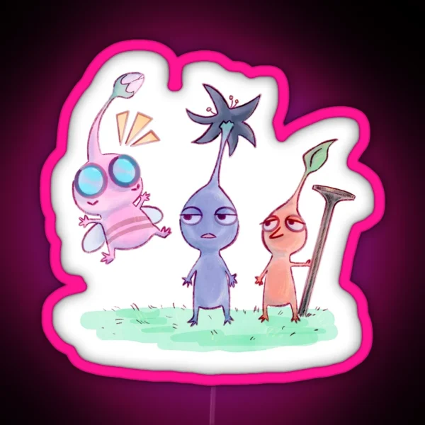 JJK 2018 Pikmin RGB Neon Sign
