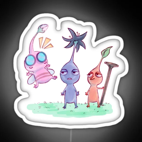 JJK 2018 Pikmin RGB Neon Sign